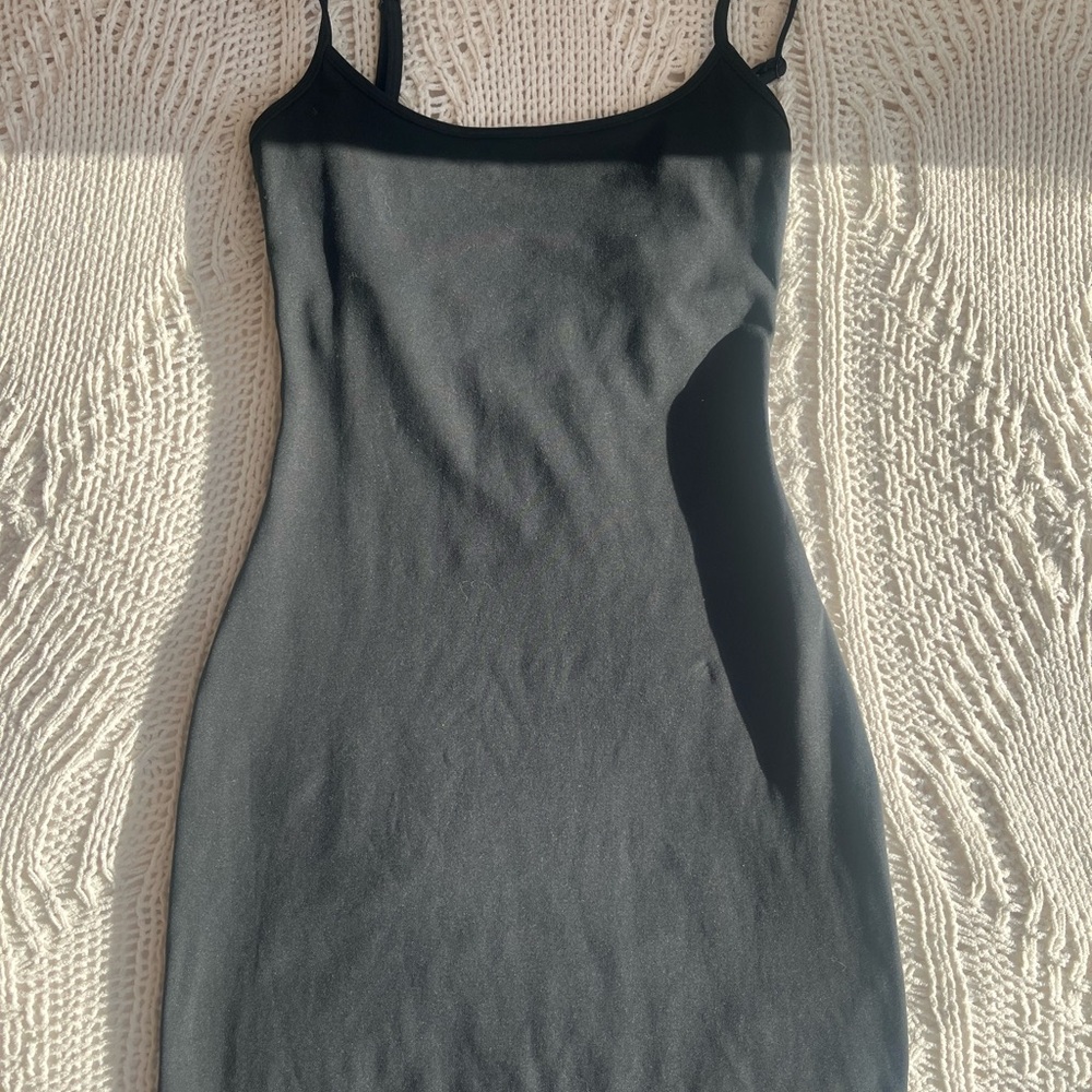 All Things Golden Black Mini Dress